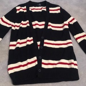 Striped Forever 21 Cardigan